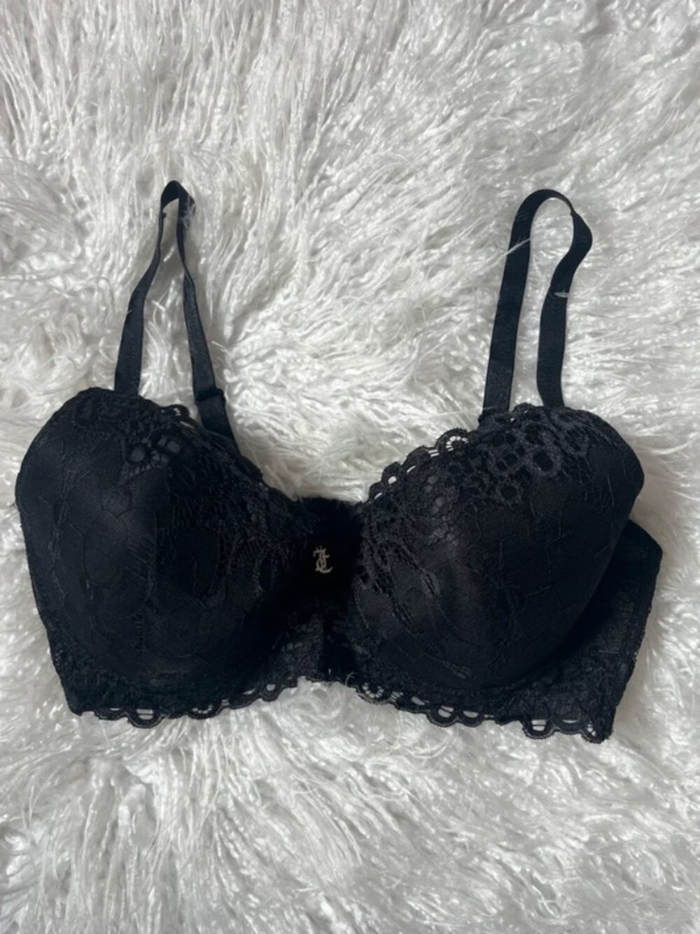 Juicy Couture Women's Sexy Extreme Push Up Lace Bra